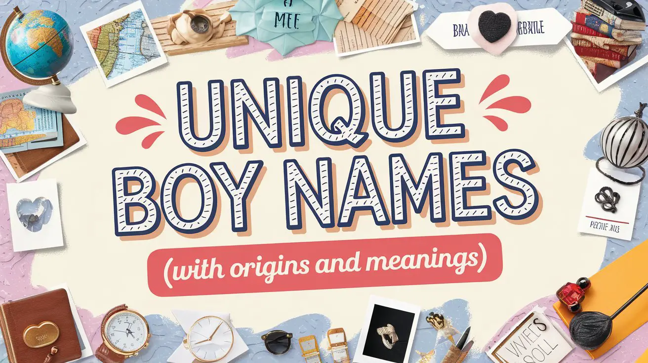 Unique Baby Boy Names (with Origins and Meanings)