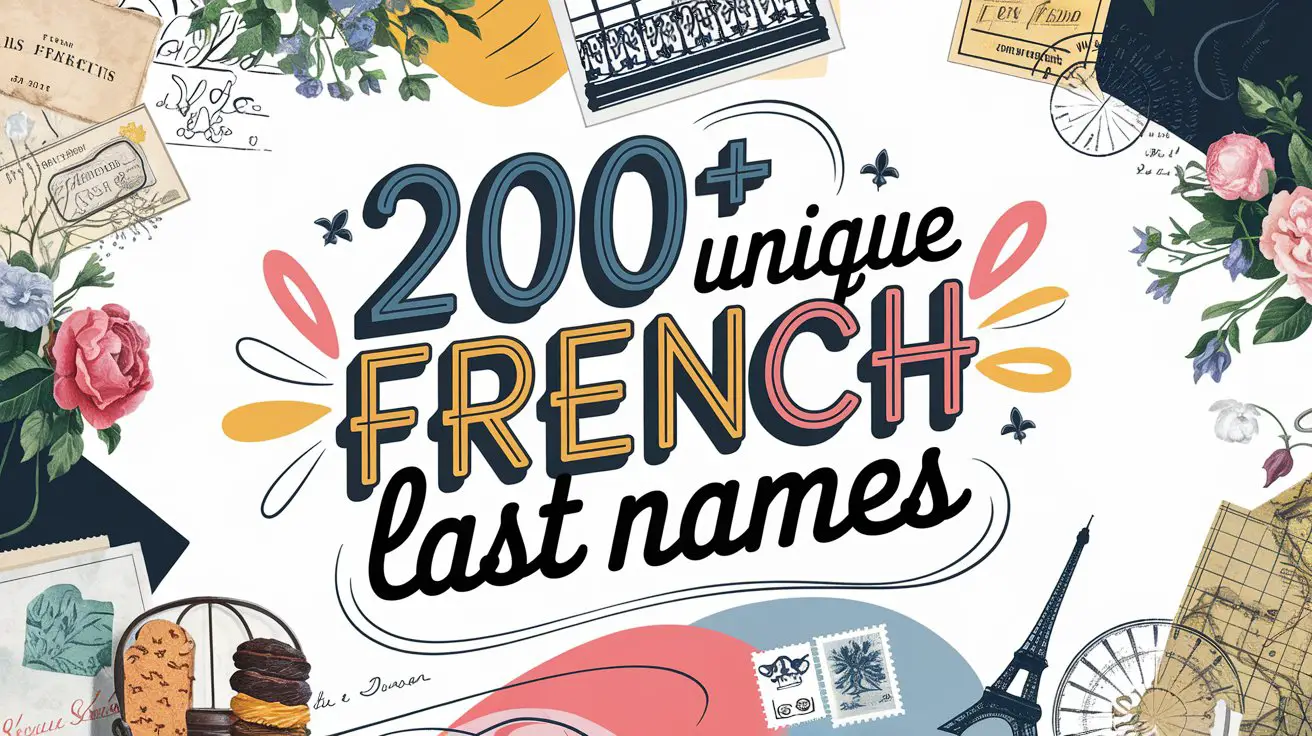 Unique French Last Names