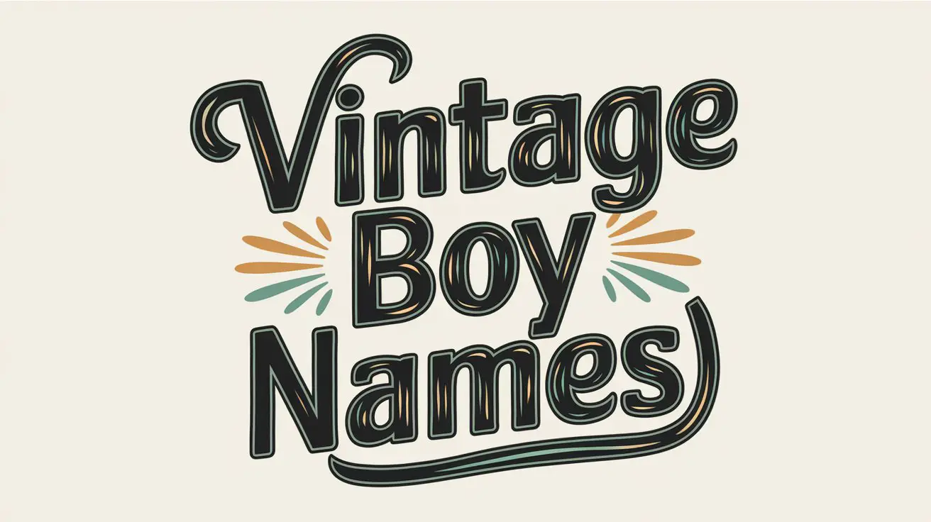 Vintage Boy Names