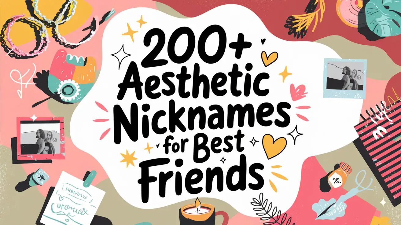 Aesthetic Nicknames for Best Friends