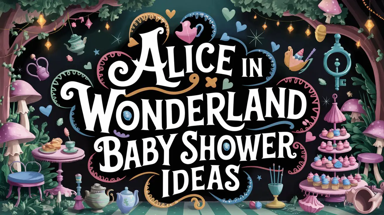 Alice in Wonderland Baby Shower Ideas