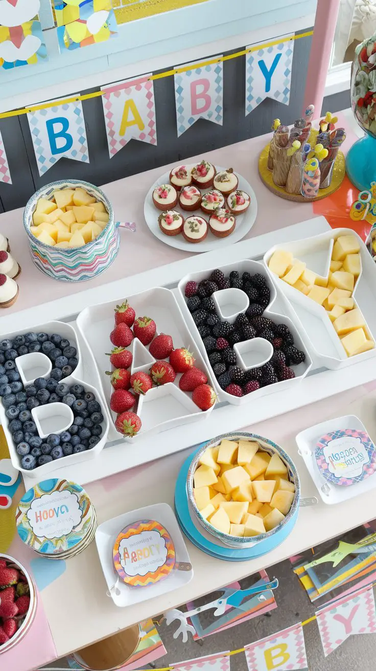 Alphabet Letter Fruit Tray