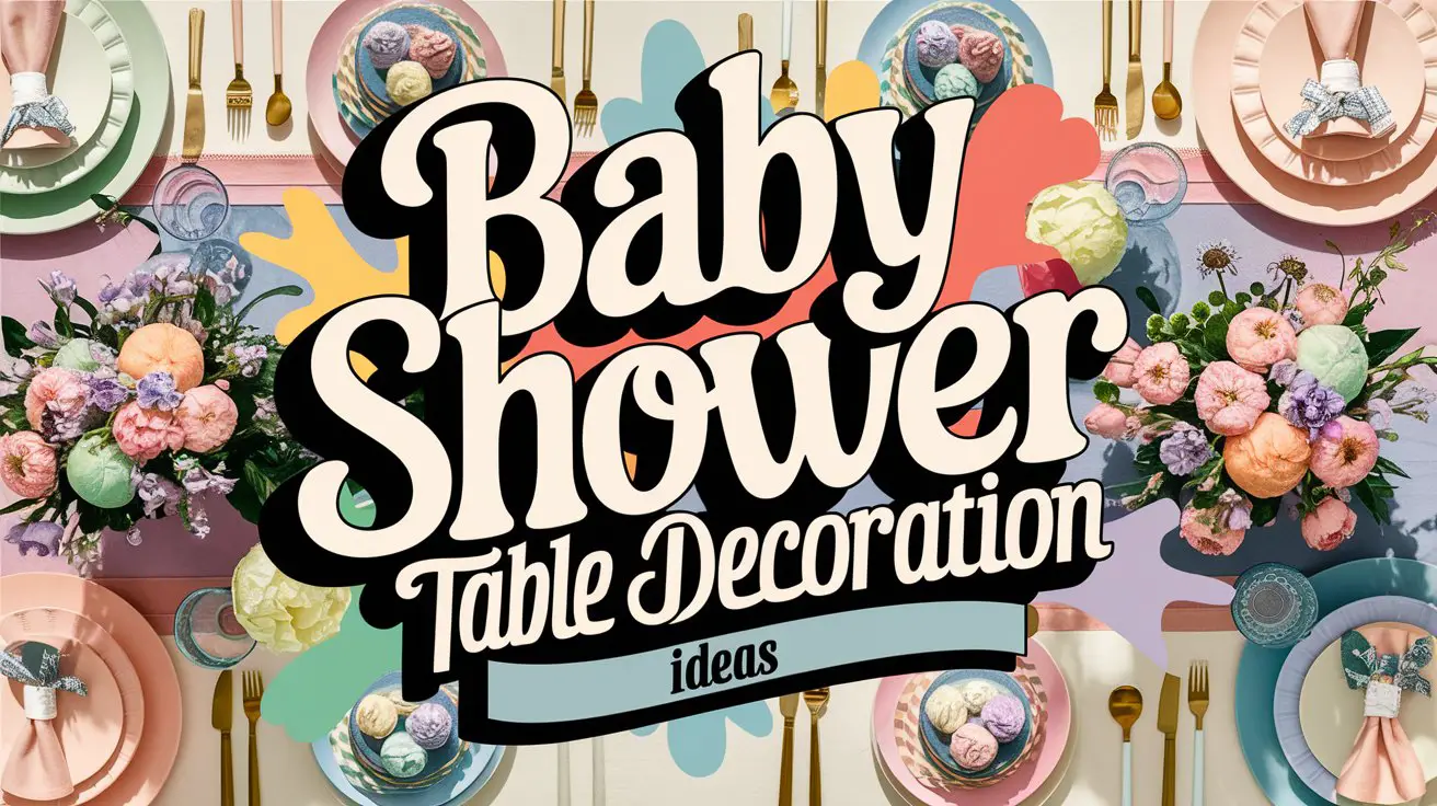 Baby Shower Table Decoration Ideas
