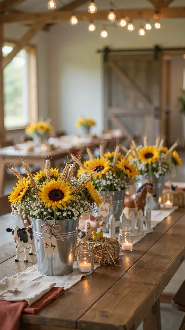 Barnyard Animal Centerpieces
