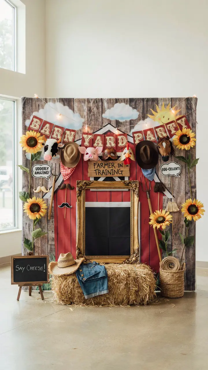 Barnyard Baby Photo Booth