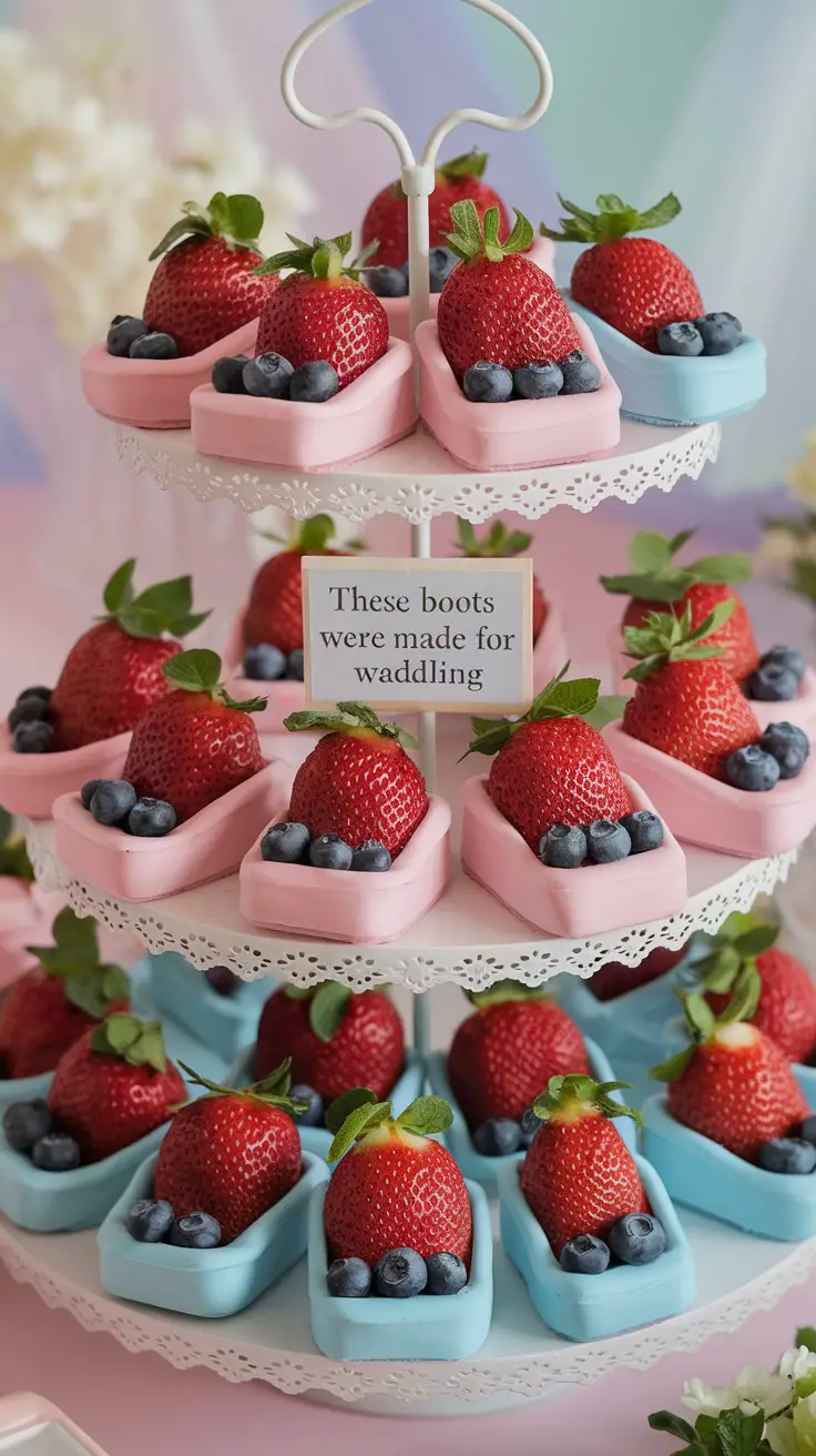 Berry Baby Booties Display