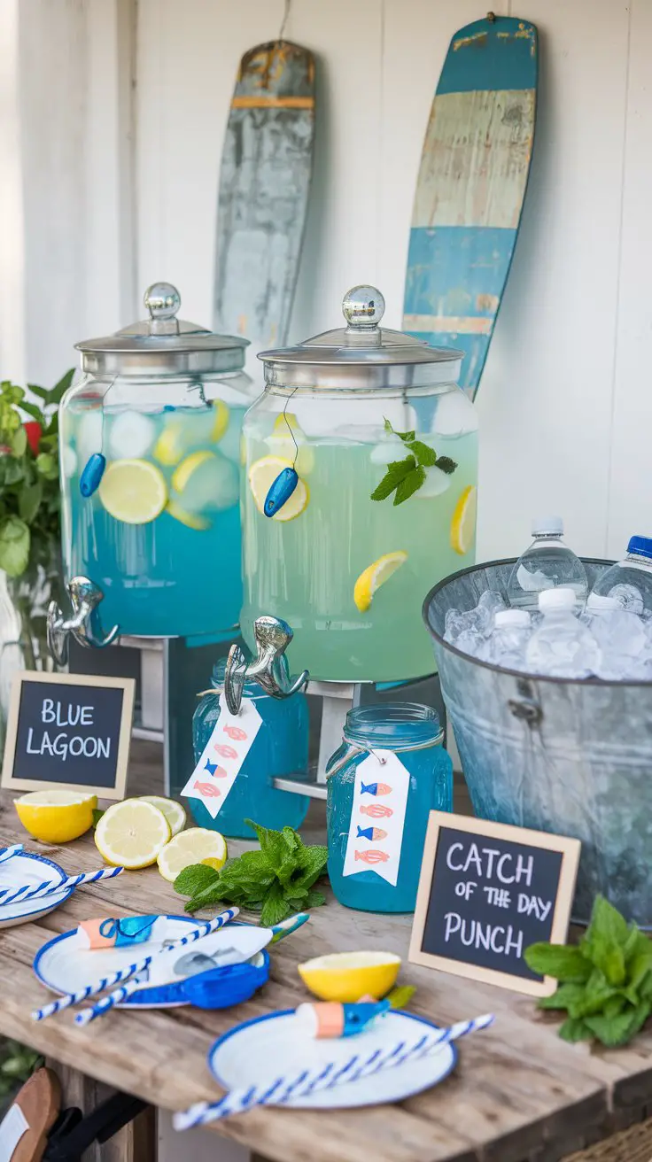 “Bobbers and Bottles” Beverage Bar