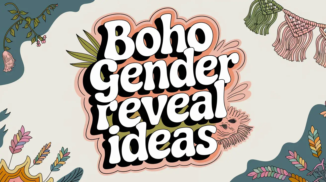Boho Gender Reveal Ideas