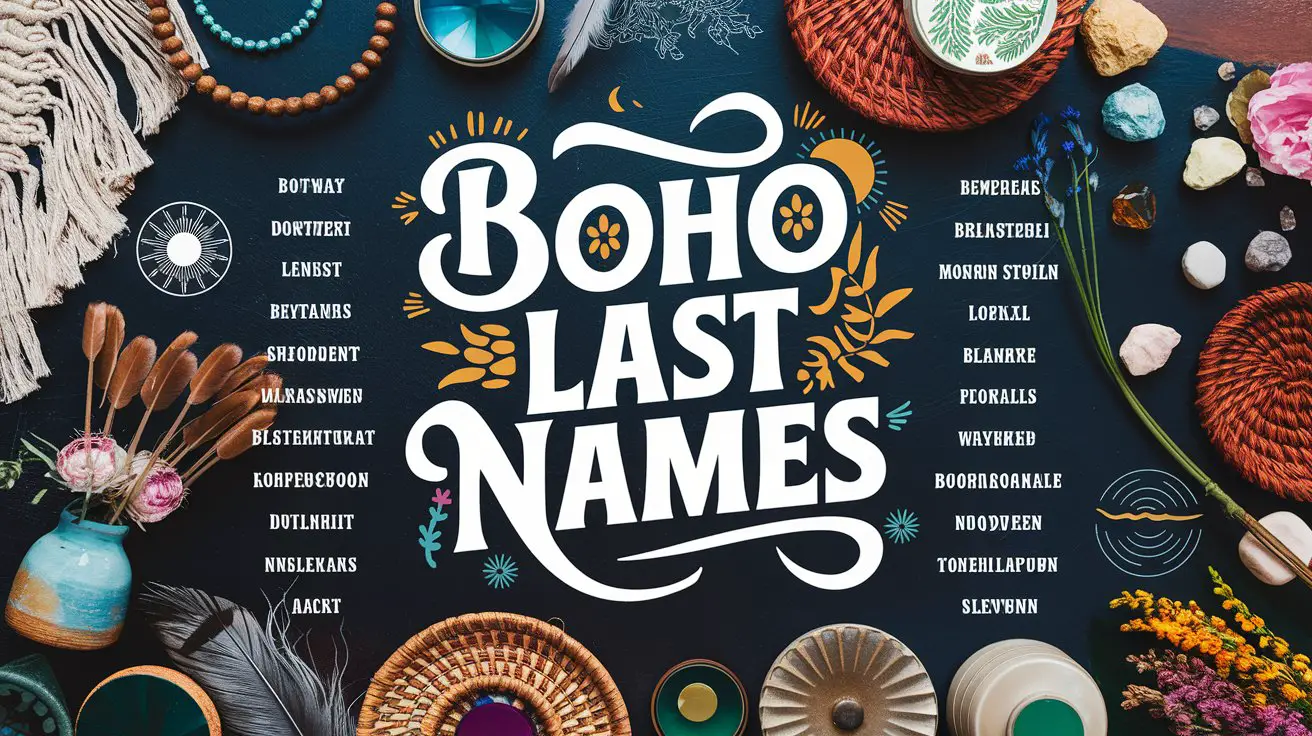 Boho Last Names