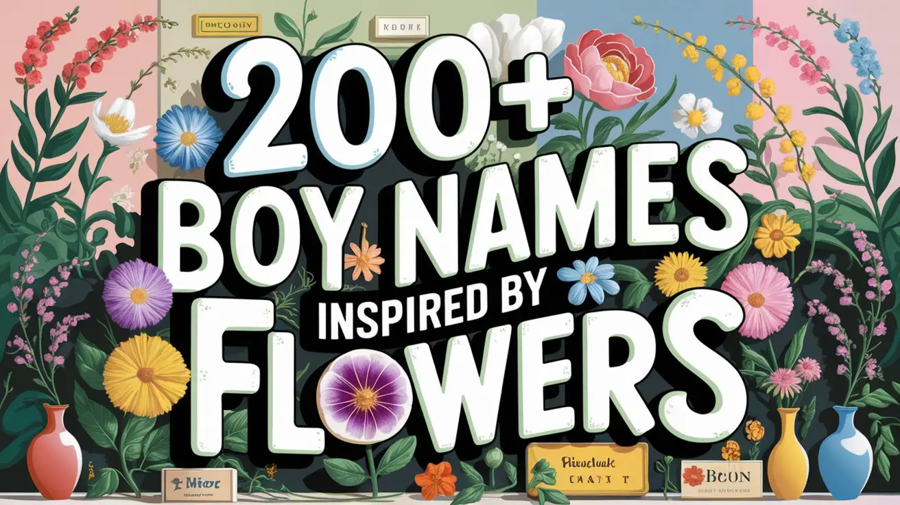 Boy Names Inspired By Flowers