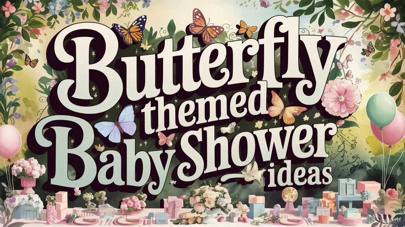 Butterfly Themed Baby Shower Ideas