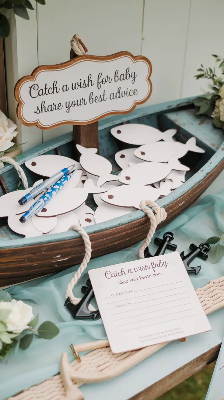 “Catchin’ Wishes for Baby” Advice Cards