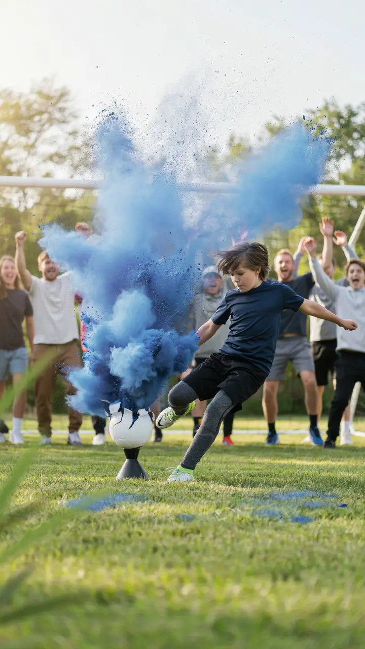 Classic Football Kick Reveal