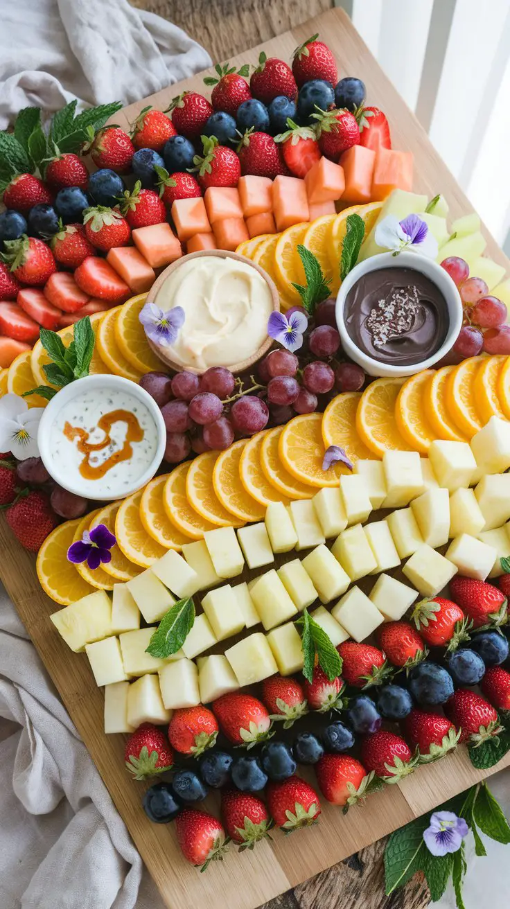Classic Fruit Platter with a Twist
