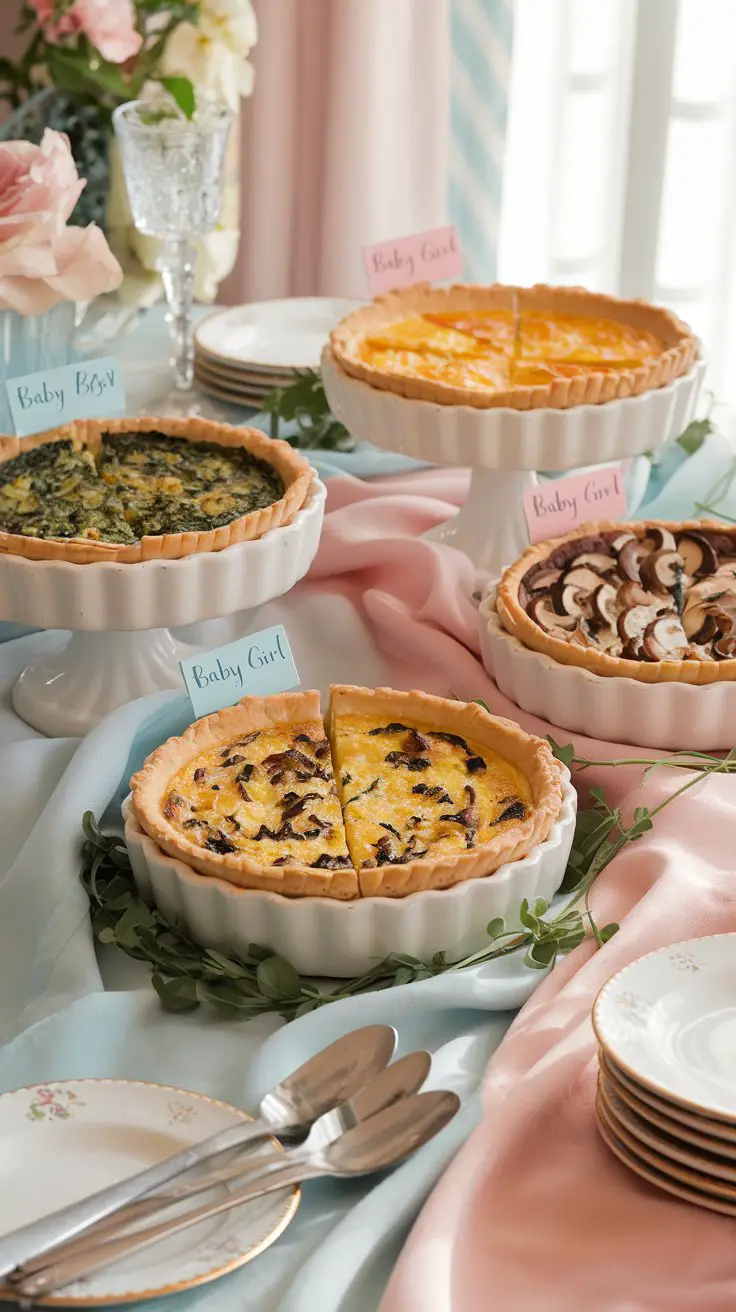 Classic Quiche Station with Endless Possibilities