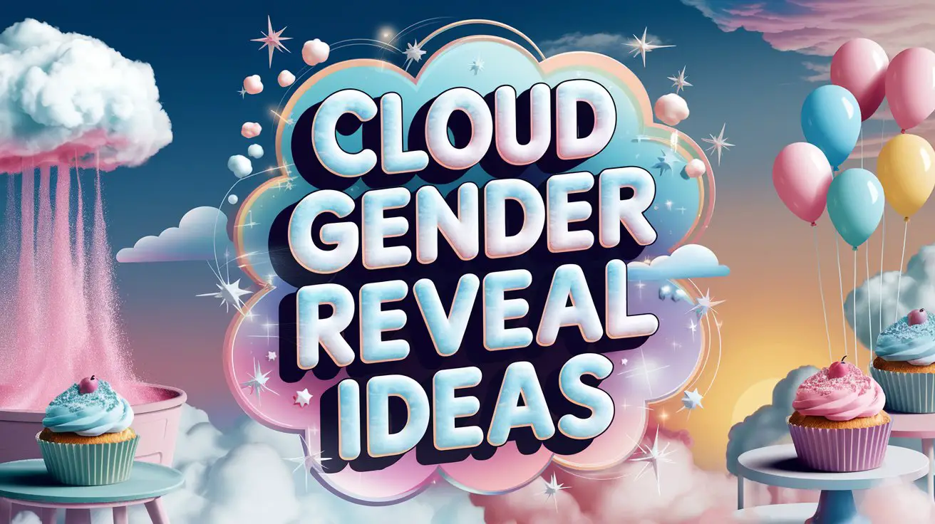 Cloud Gender Reveal Ideas