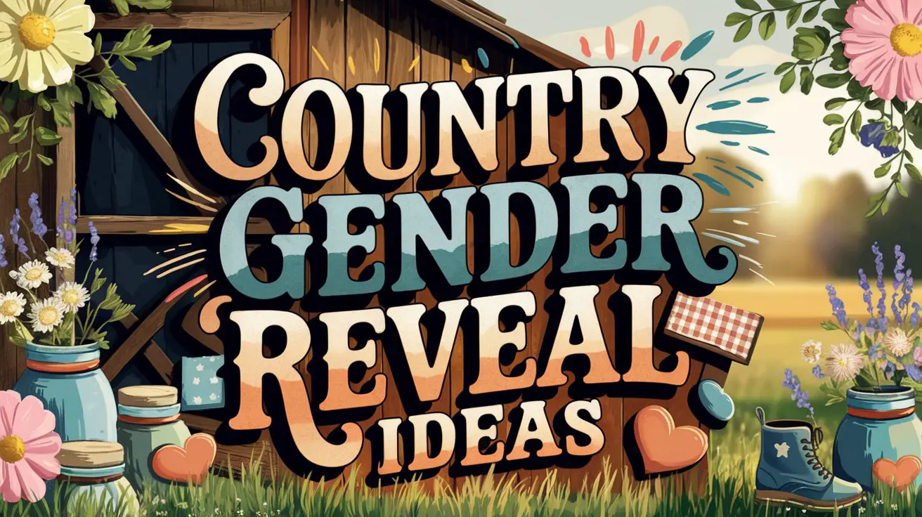 Country Gender Reveal Ideas