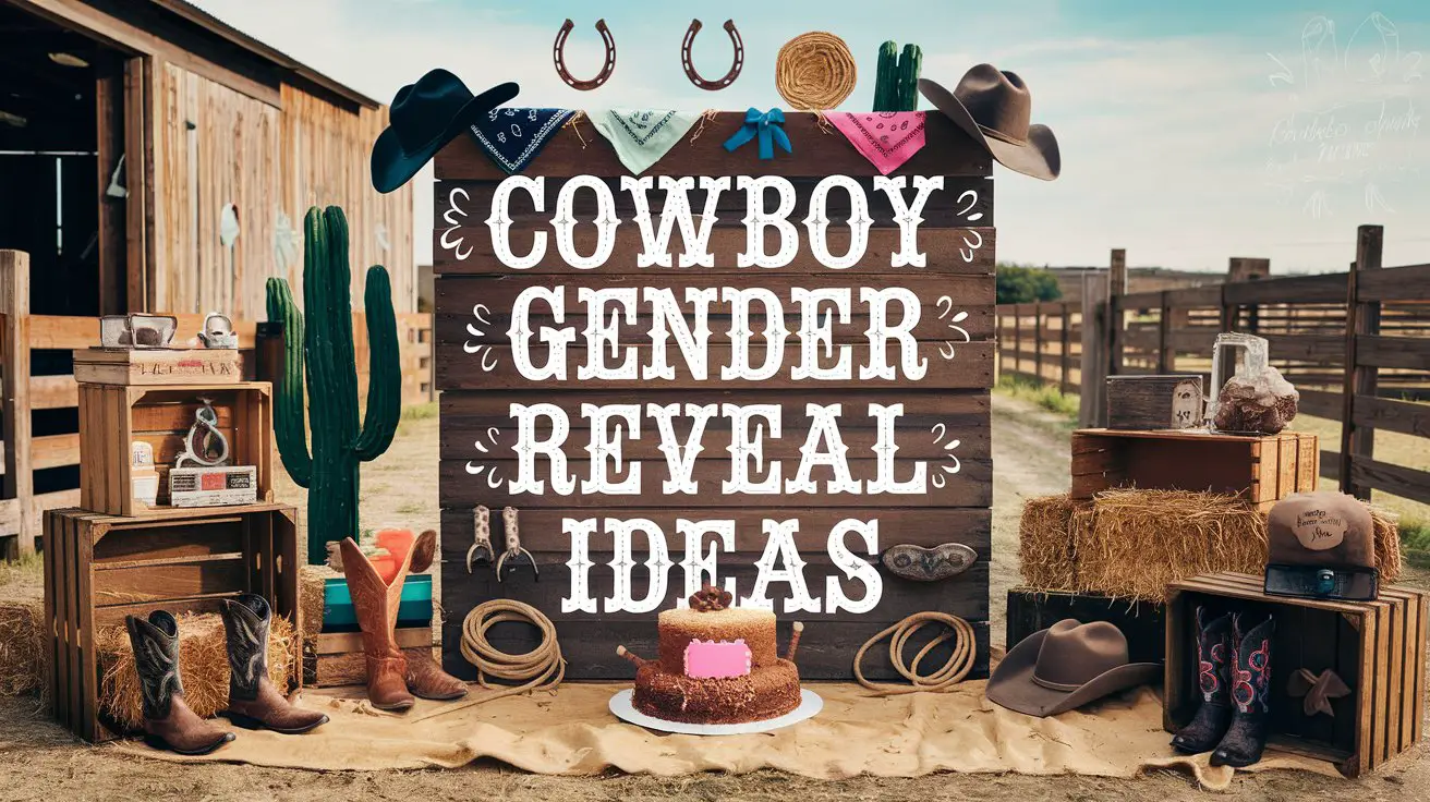 Cowboy Gender Reveal Ideas