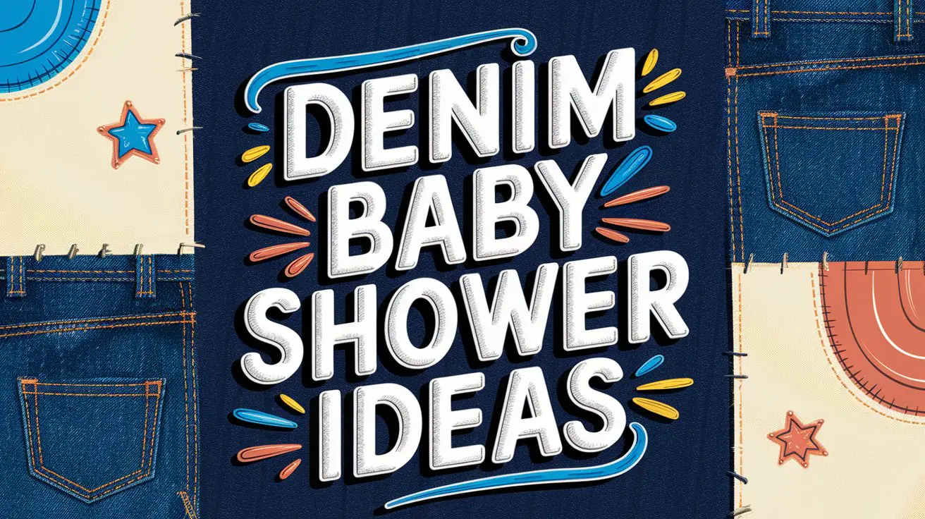 Denim Baby Shower Ideas