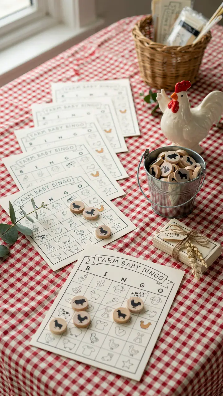 “Down on the Farm” Bingo Cards