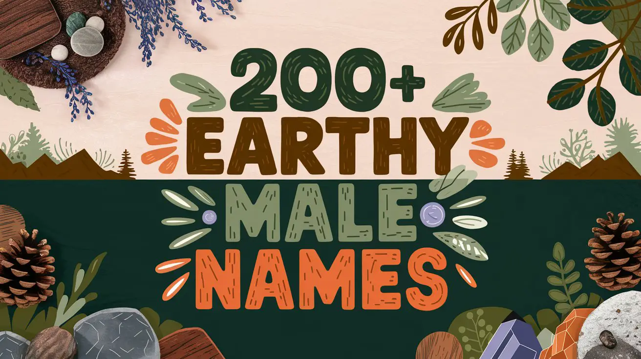 Earthy Male Names