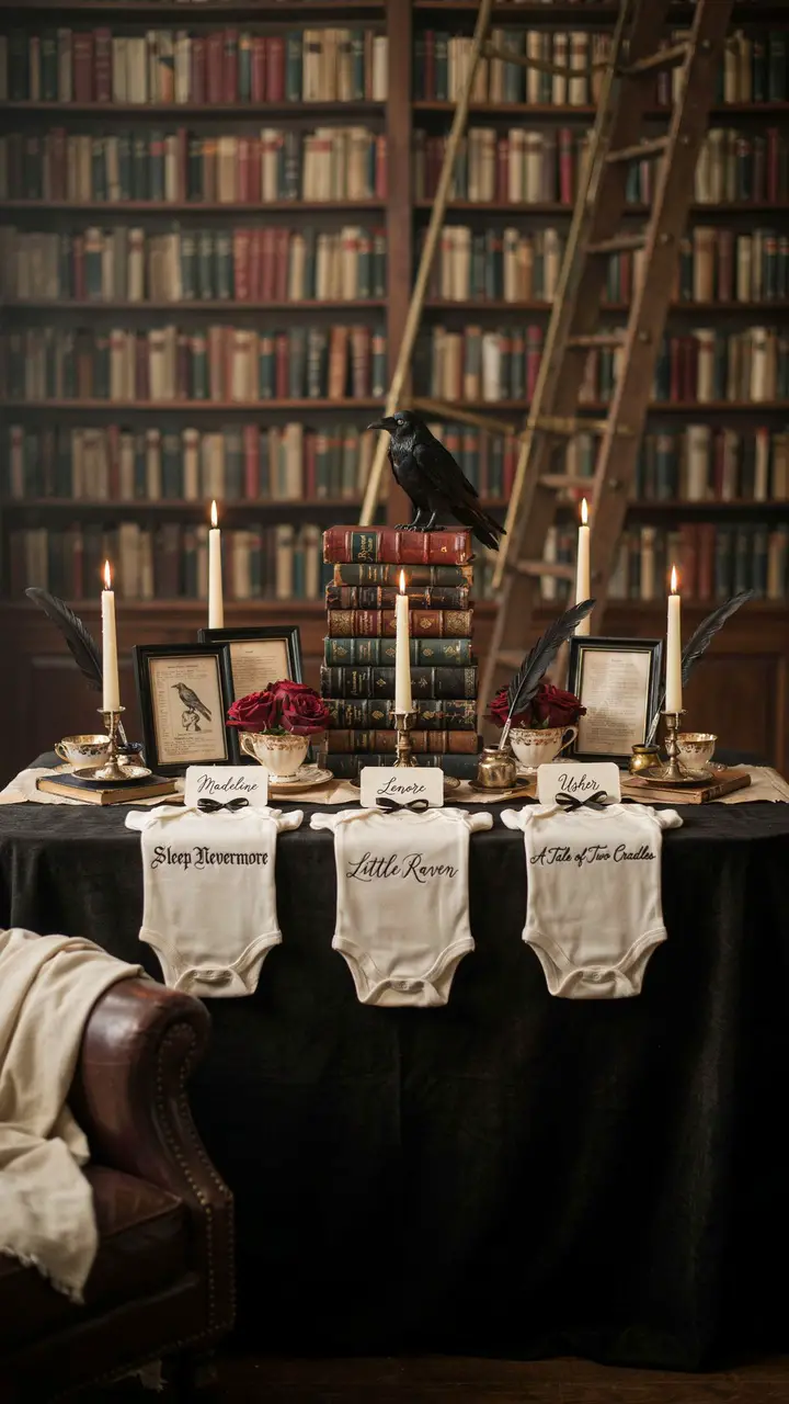 Edgar Allan Poe Literary Baby Shower