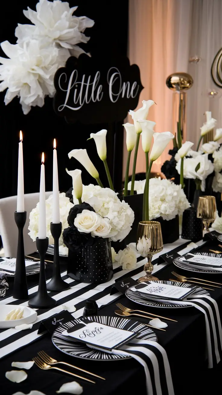 Elegant Black and White