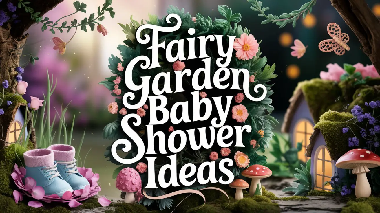 Fairy Garden Baby Shower Ideas