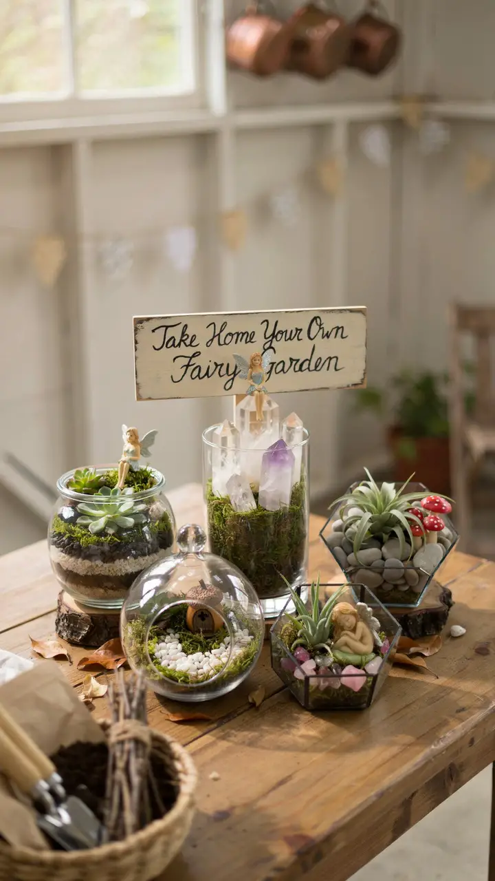Fairy Garden Terrarium Favors