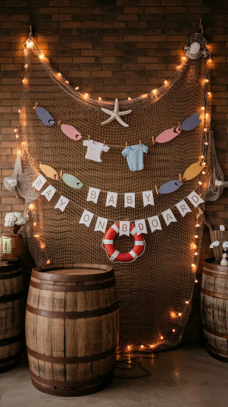 Fishing Net Photo Backdrop