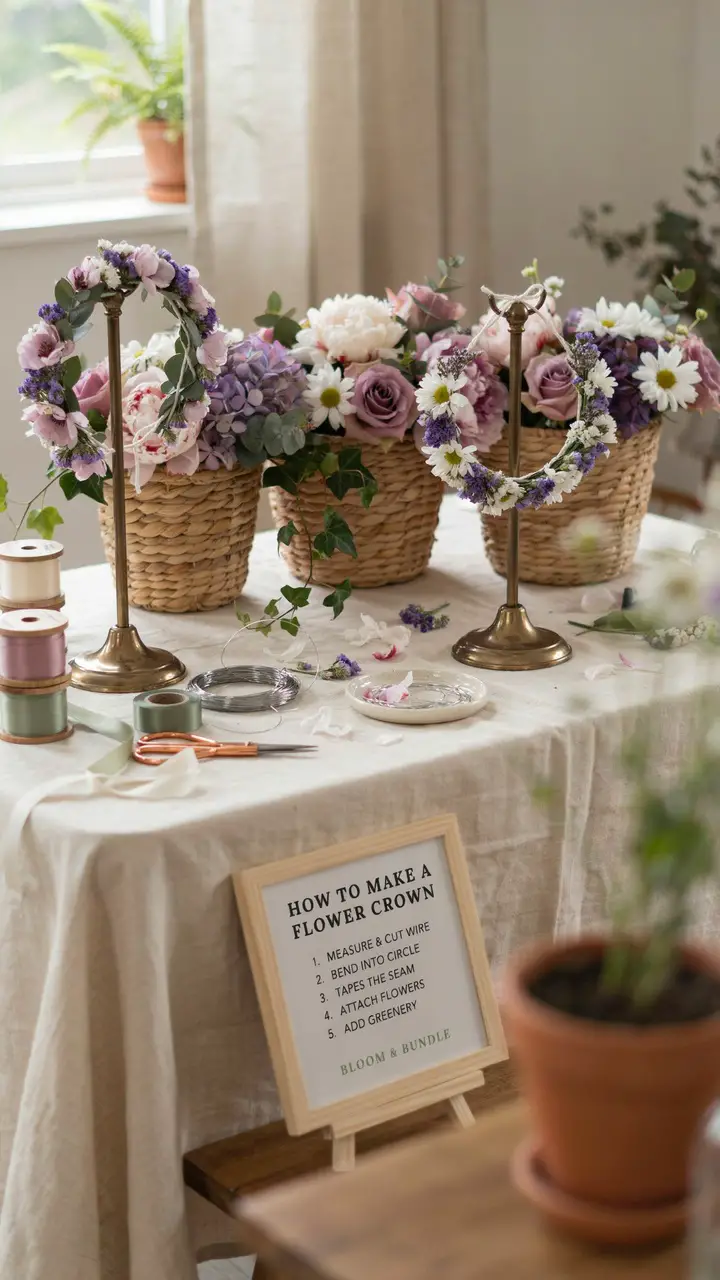 Flower Crown Making Activity