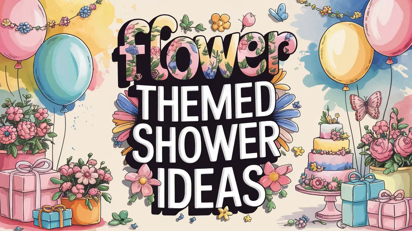 Flower Themed Baby Shower Ideas