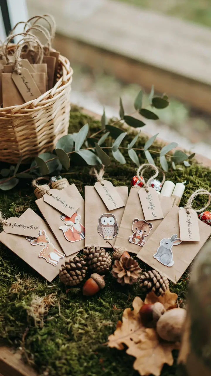 Forest Friends Favor Bags