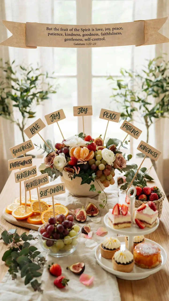Fruitful Spirit Baby Shower Theme