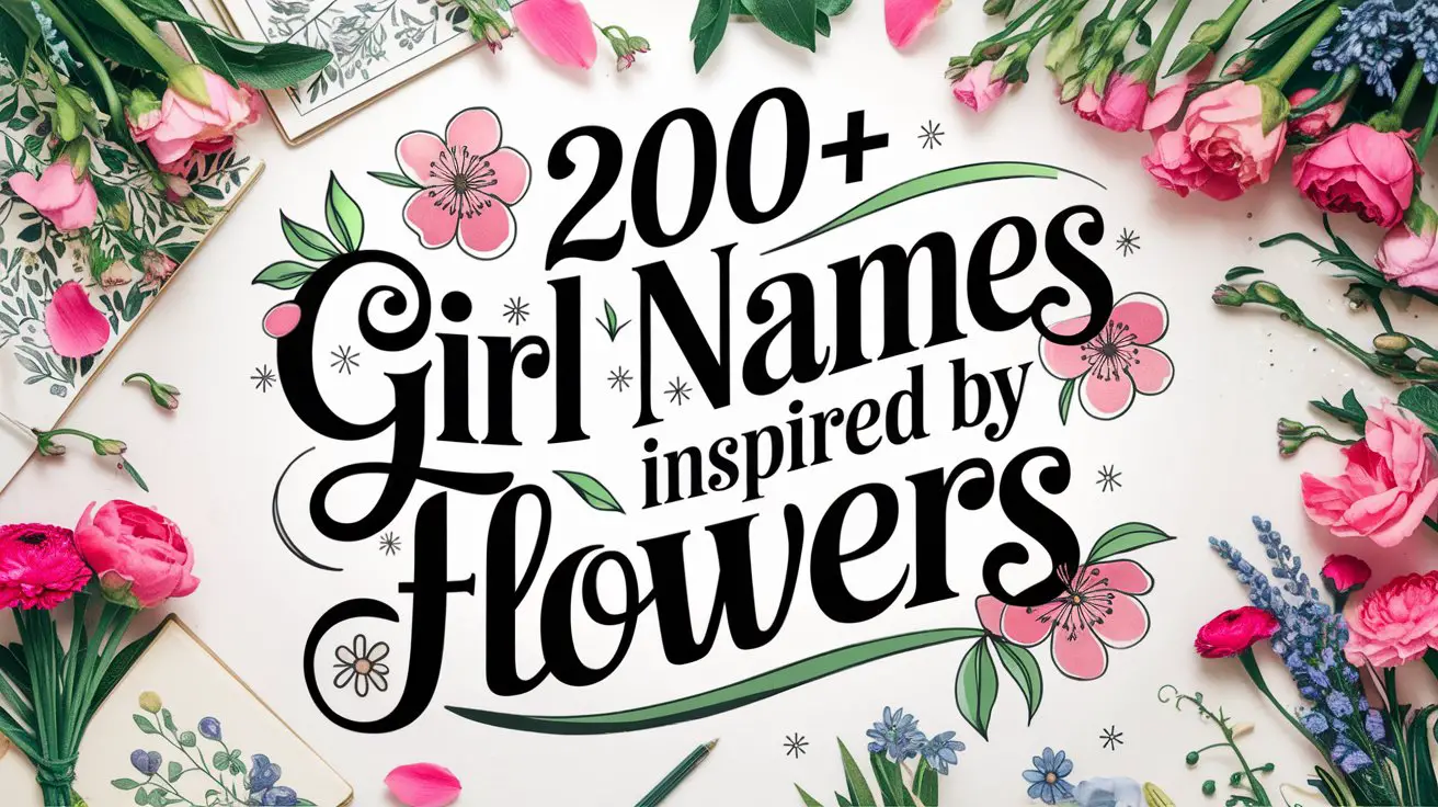 Girl Names Inspired By Flowers