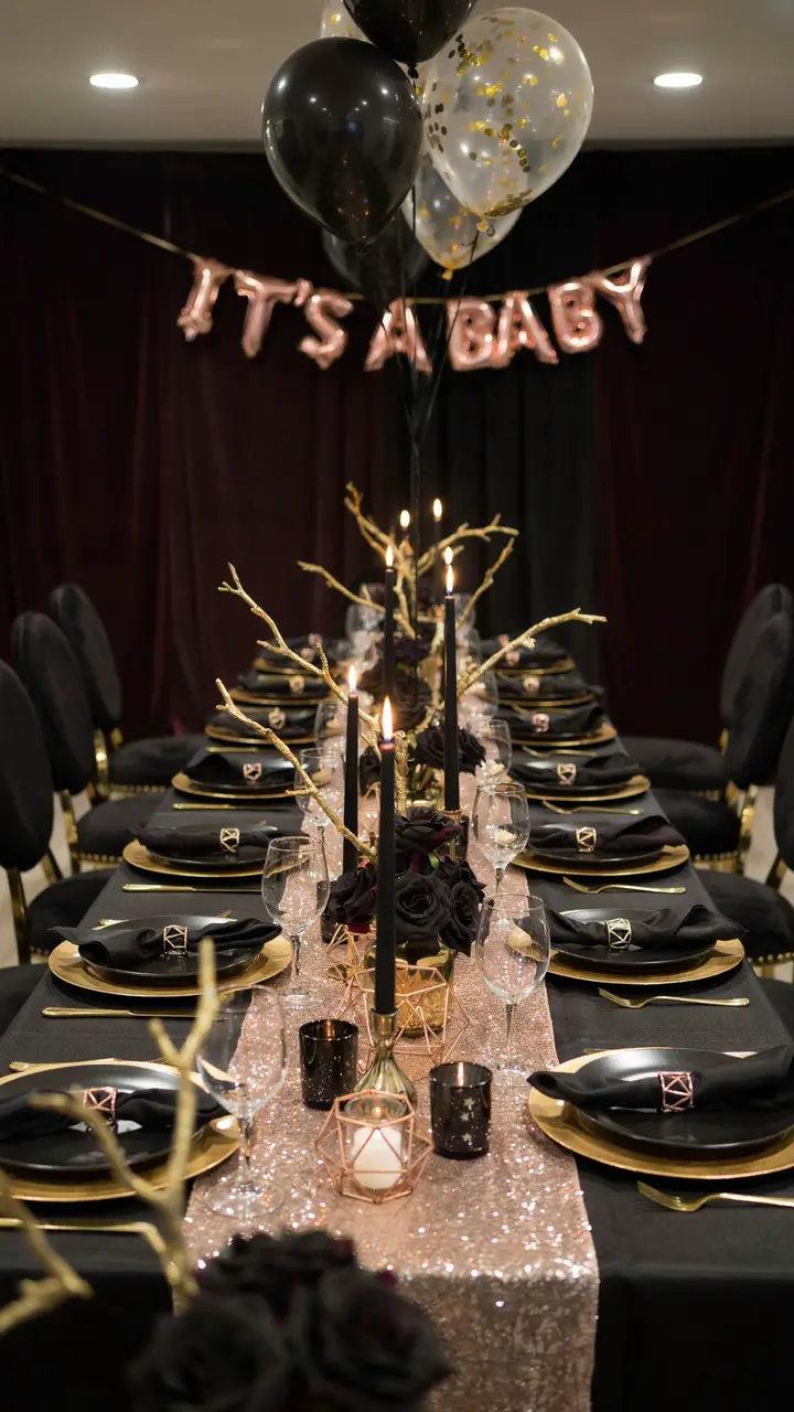 Gothic Glam with Metallics