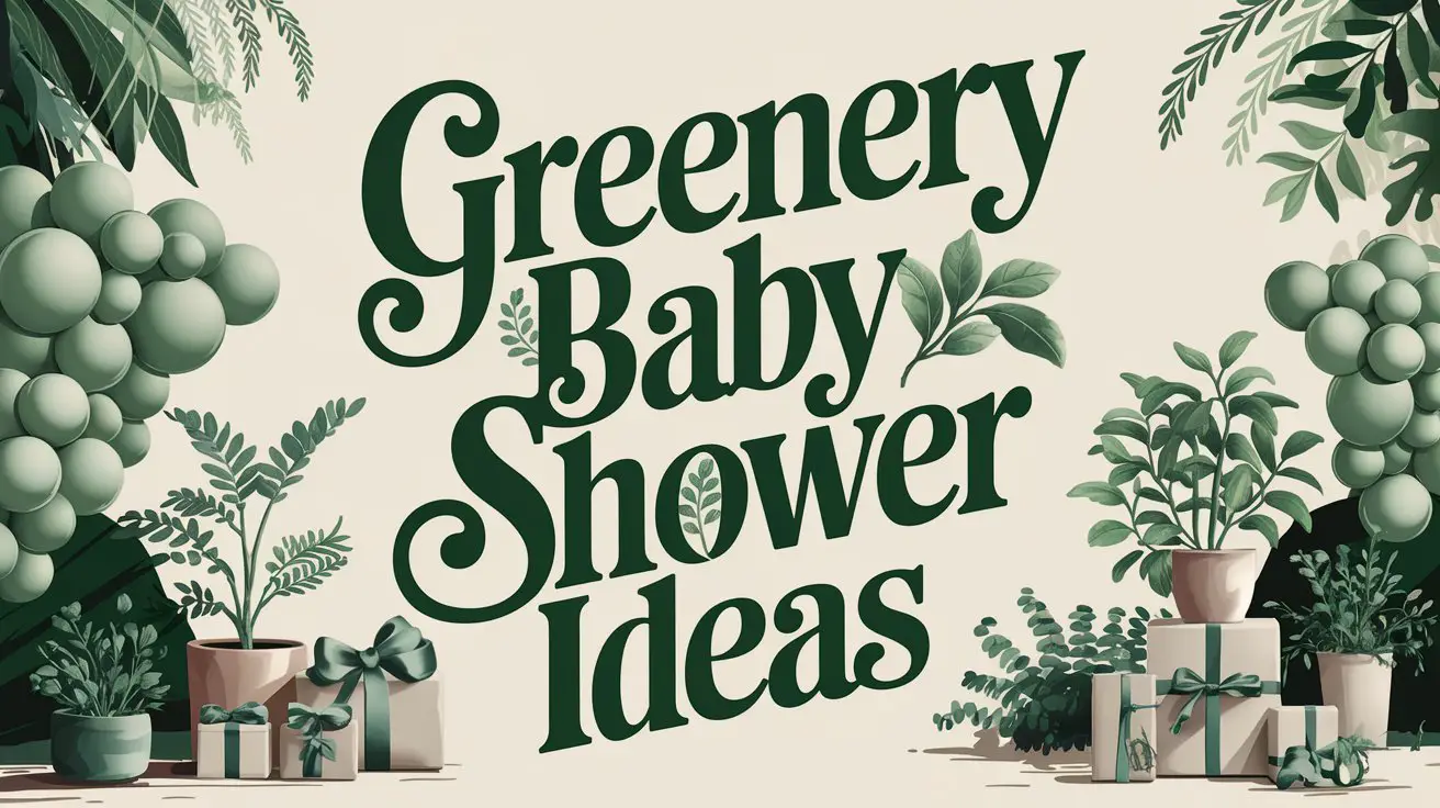 Greenery Baby Shower Ideas