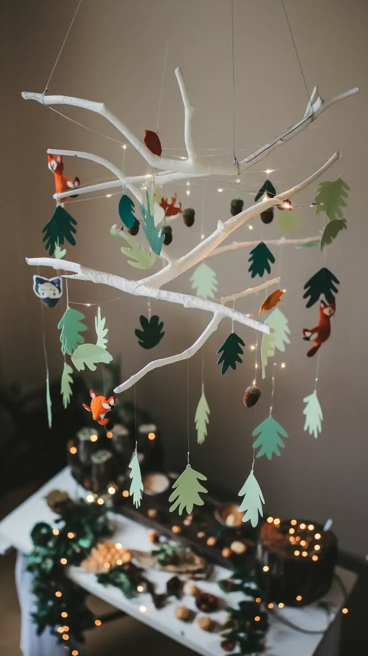 Hanging Forest Mobile