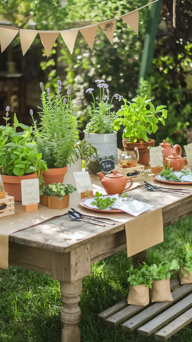 Herbal Tea Garden Theme