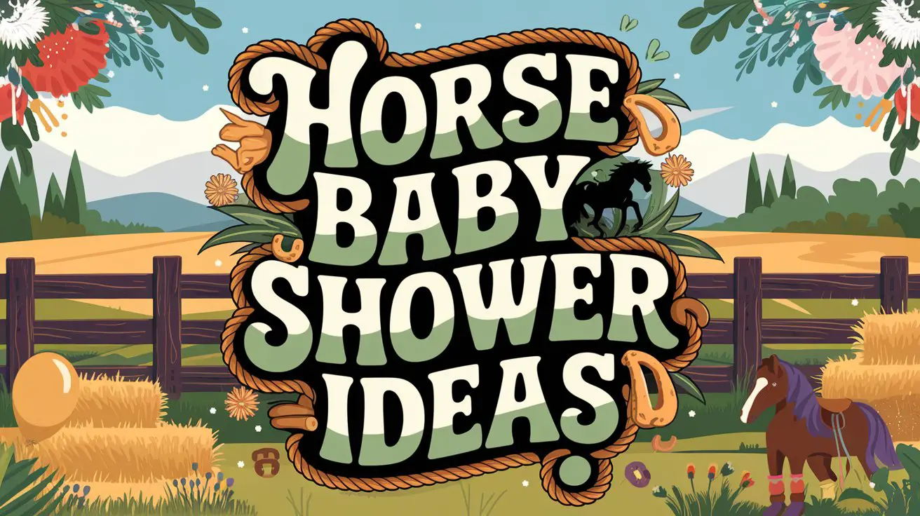Horse Baby Shower Ideas