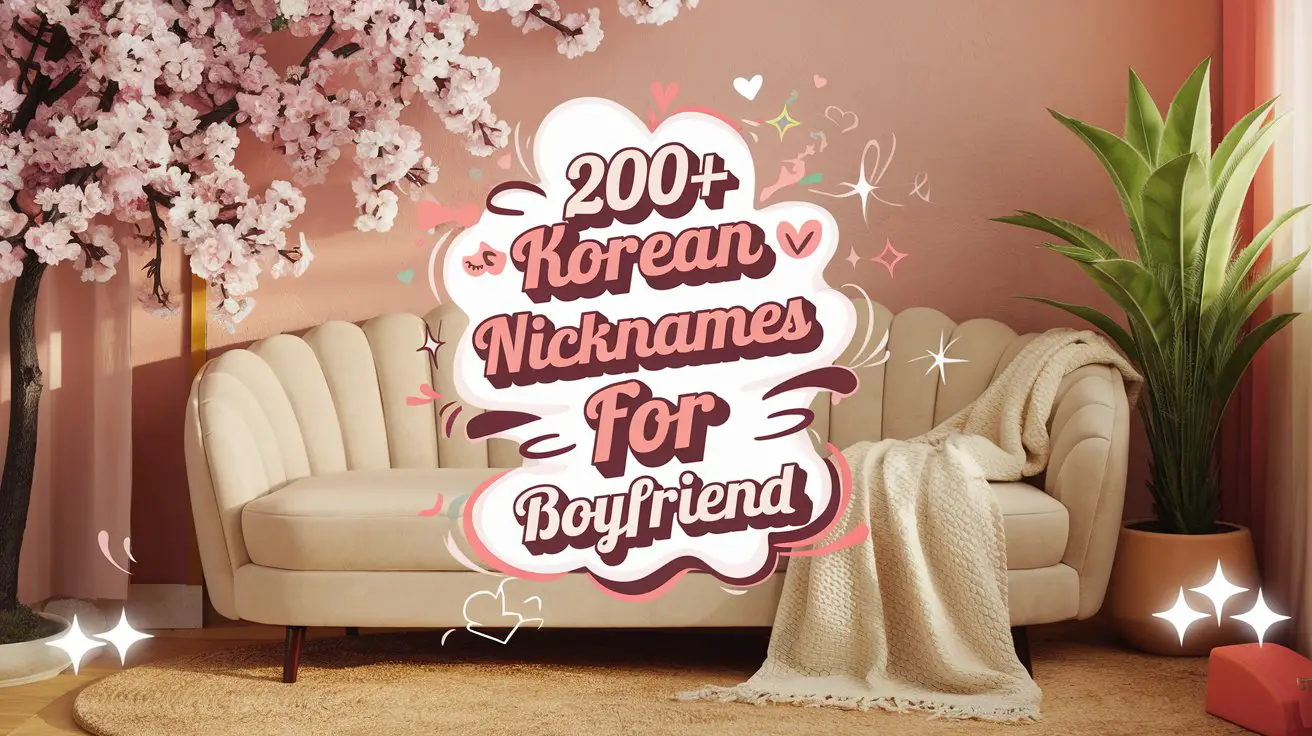 Korean Nicknames for Boyfriend