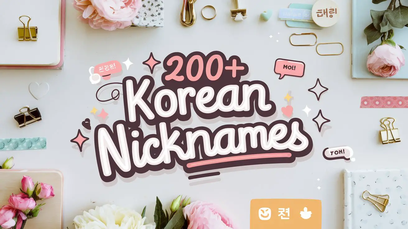 Korean Nicknames