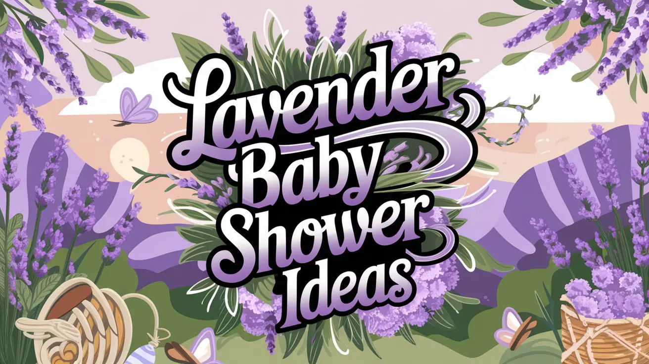 Lavender Baby Shower Ideas