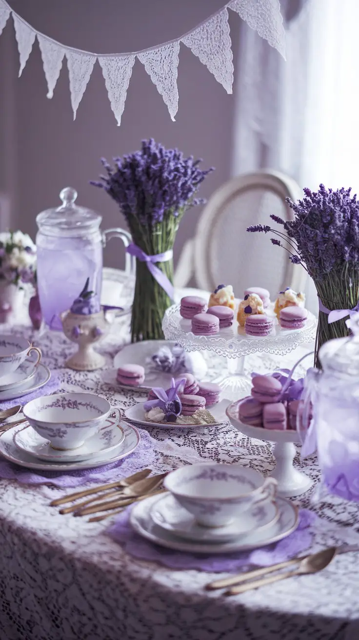 Lavender and Lace Sophistication