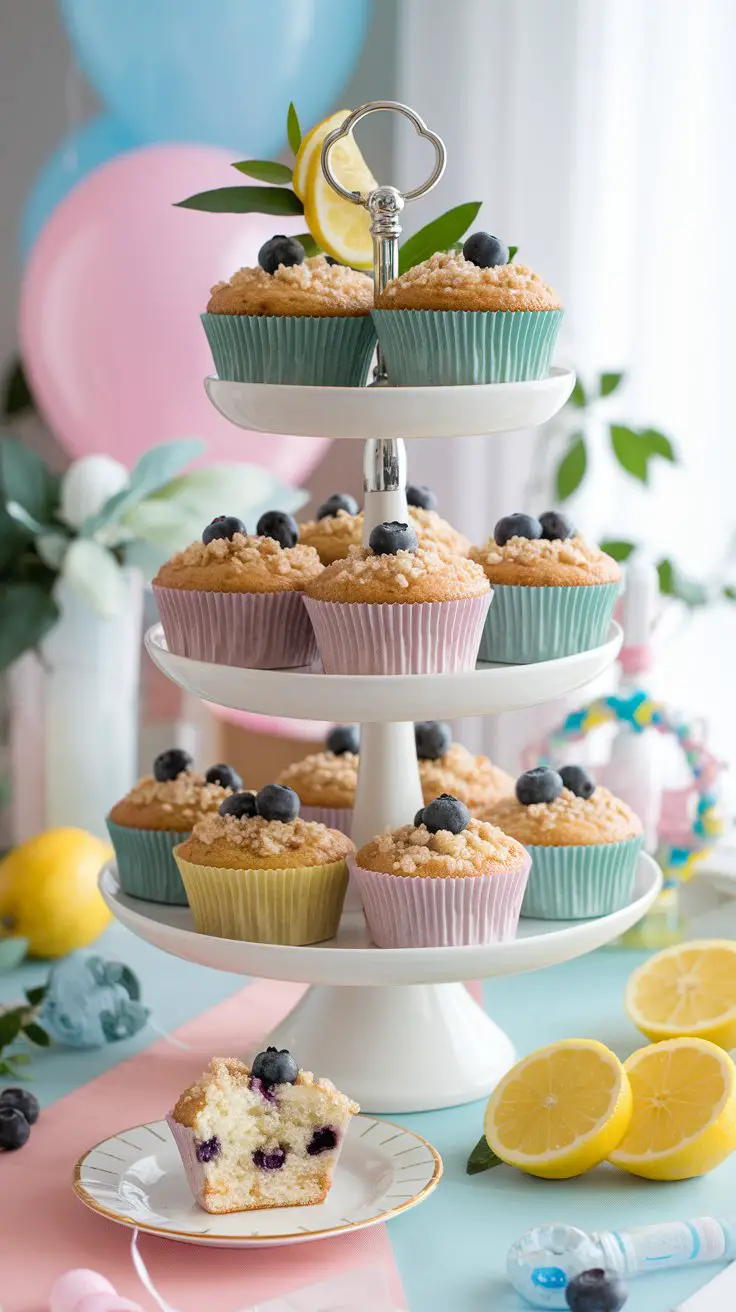 Lemon Blueberry Muffins (Homemade or “Homemade”)
