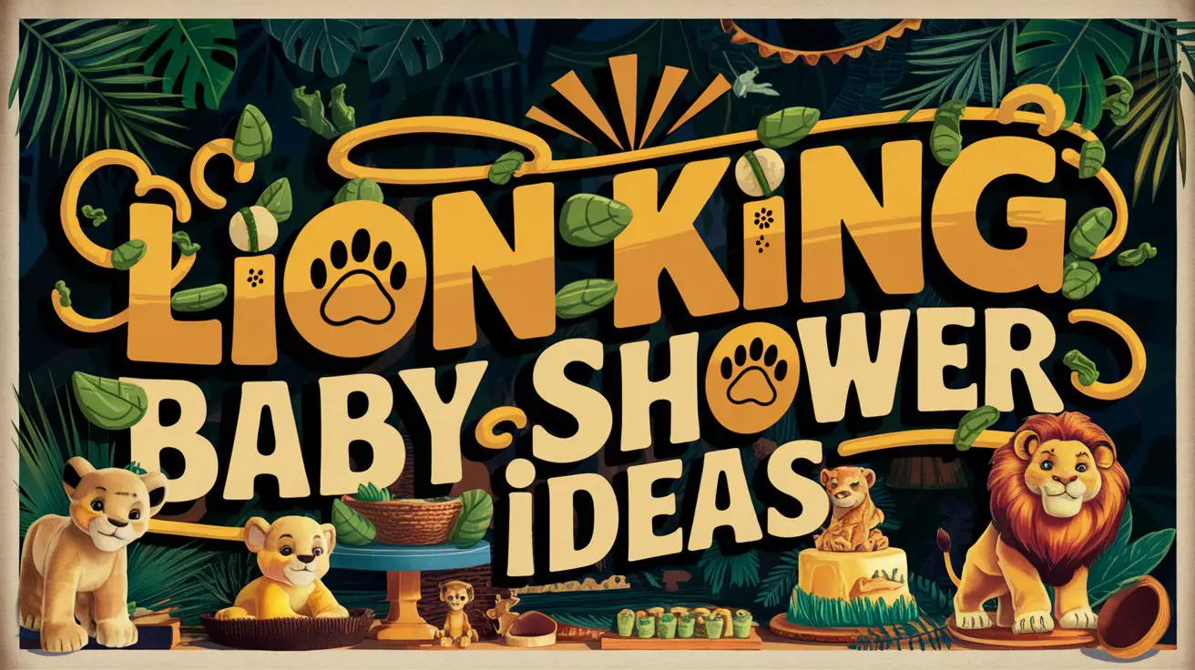 Lion King Baby Shower Ideas
