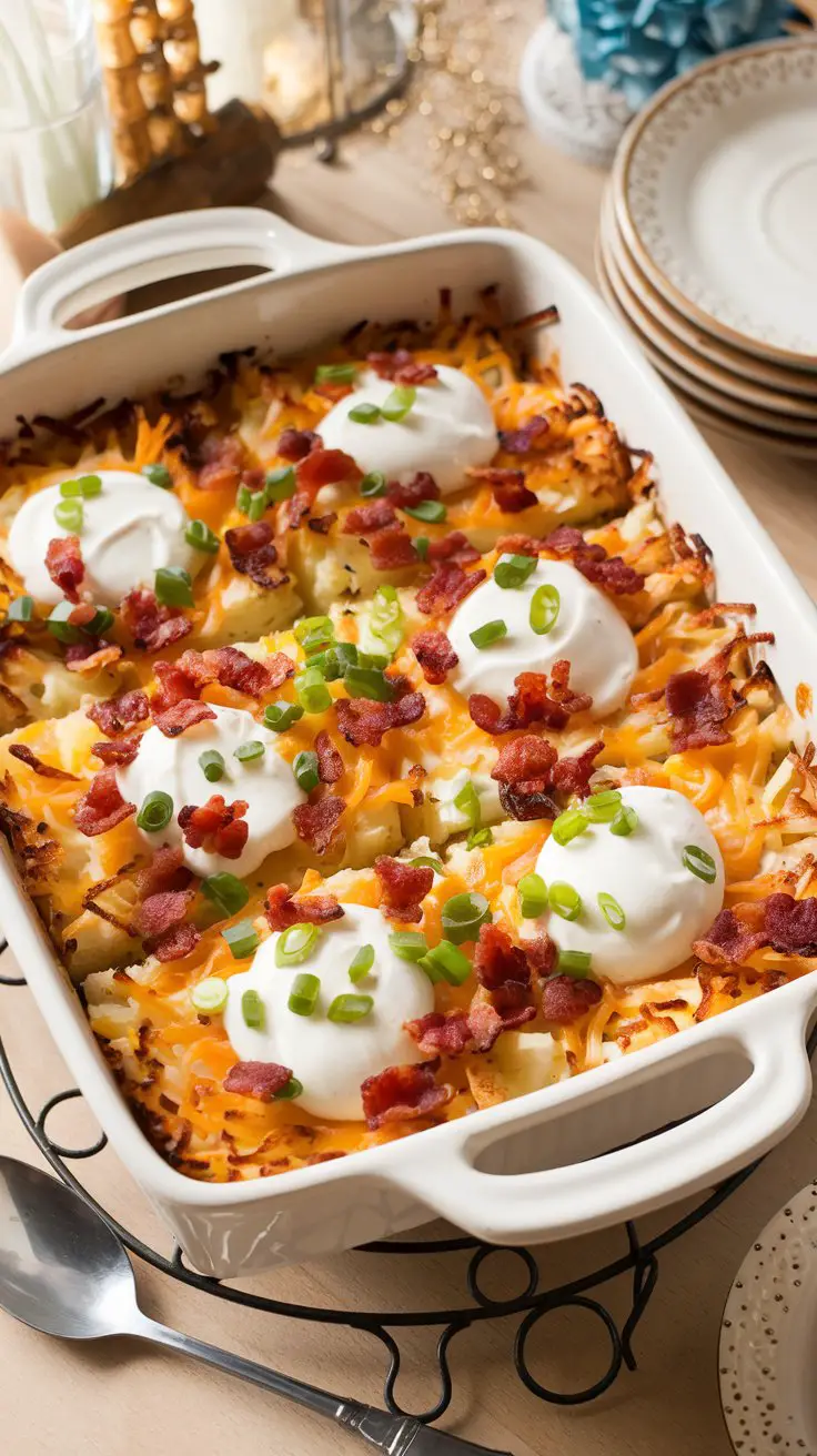 Loaded Hash Brown Casserole (Comfort Food Heaven)