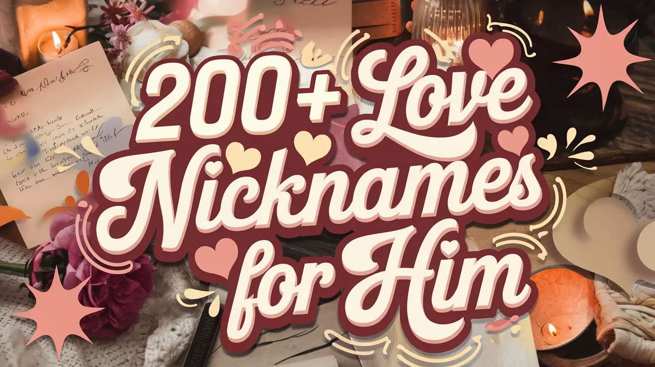 Love Nicknames for Him