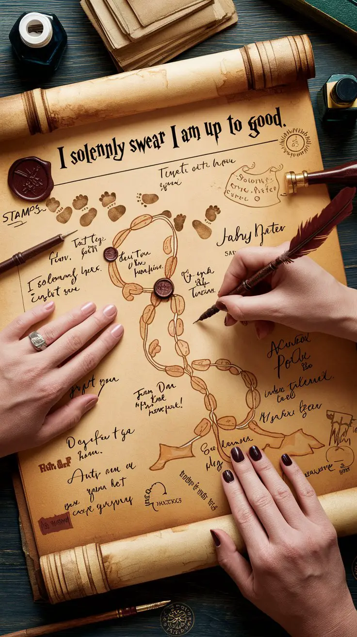 Marauder’s Map Guest Book