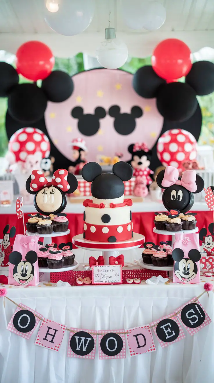 Mickey and Minnie Twins